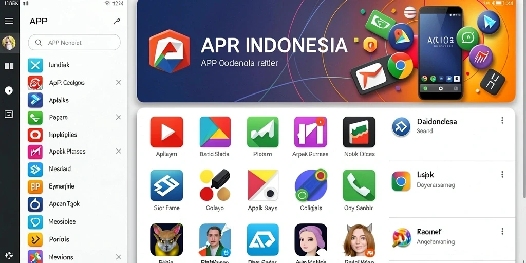 Tampilan awal aplikasi dengan navigasi mudah.