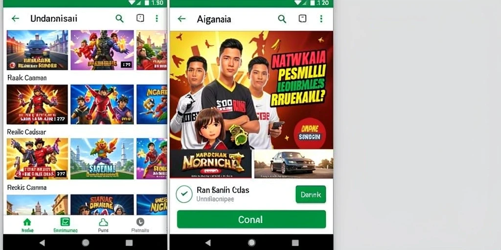 Tampilan menawan dari layar awal gameplay 2757.