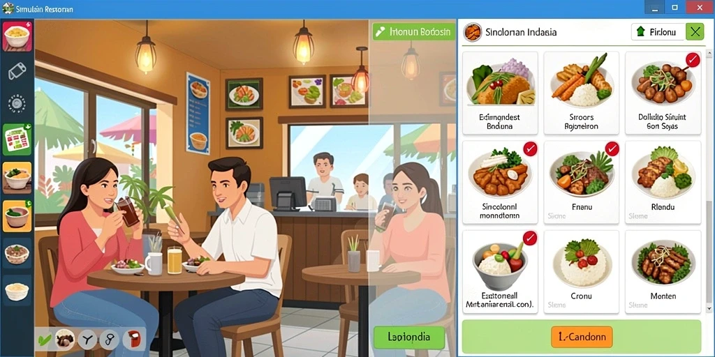 Screenshot menampilkan grafis yang memukau dalam permainan.