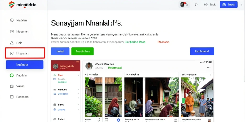Tampilan antarmuka yang menarik dan user-friendly.