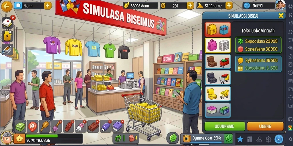 Tampilan awal permainan BINTANGMPO yang menarik.