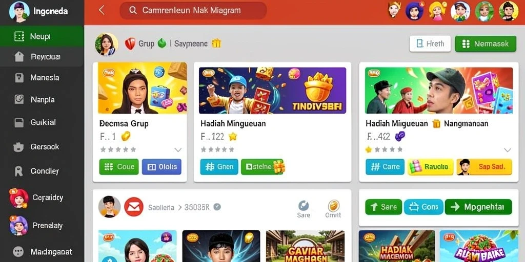 Tampilan antarmuka yang intuitif dan menarik