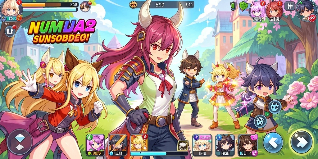 Tampilan awal game yang menarik dan intuitif.