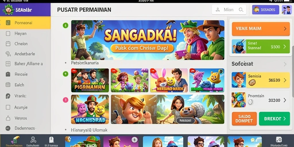 Tampilan antarmuka yang ramah pengguna dan menarik.