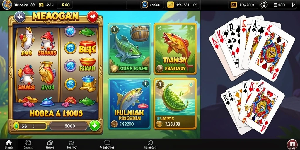 Tampilan menarik dengan tema slot yang beragam.