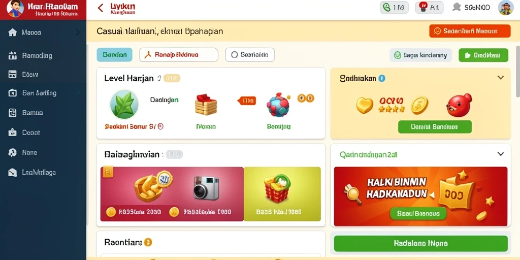 Antarmuka utama PINTUTOGEL yang menarik dan mudah dinavigasi.