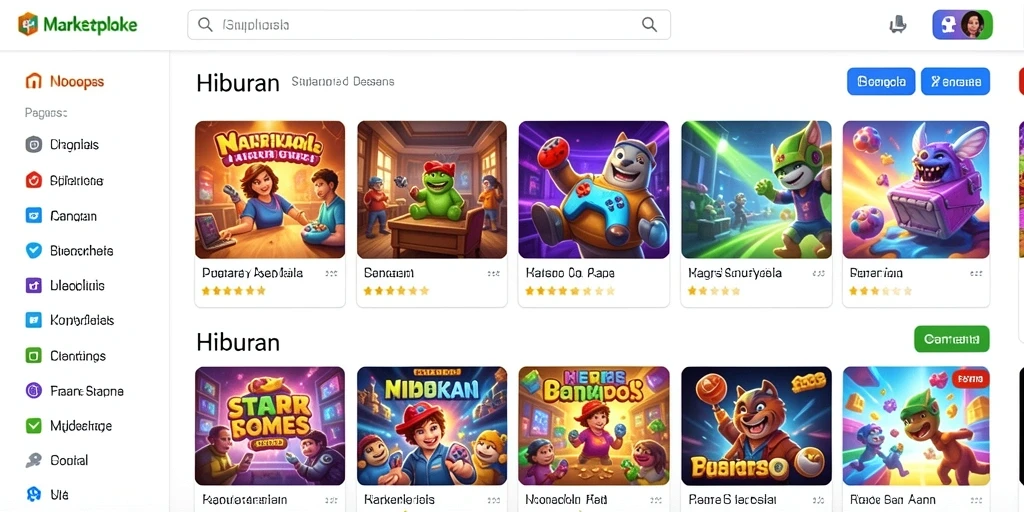 Tampilan awal yang menarik dan intuitif.